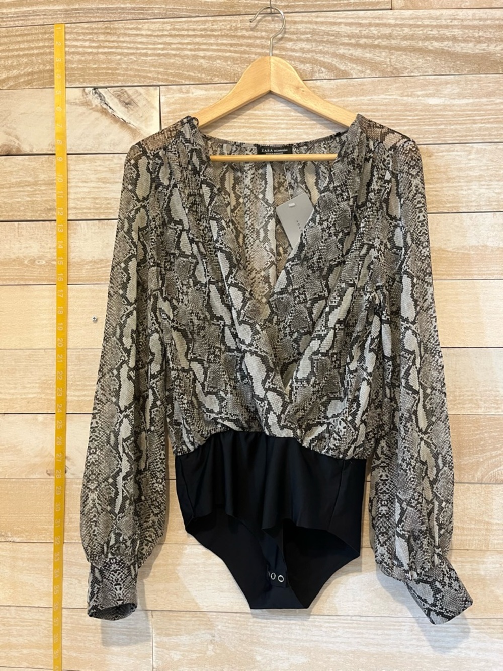 Zara Snake Print Bodysuit